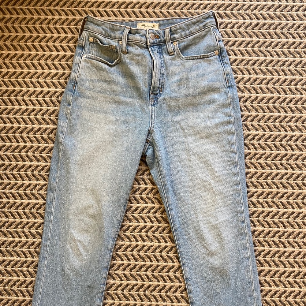 Madewell The Curvy Perfect Vintage Jean in Fiore Wash - Petite